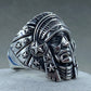 Bague indien hommage SITTING BULL argent 925. Collab PITCH & NEO