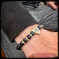 Rugby Club Toulonnais RCT Gold and Onyx Pearl Bracelet